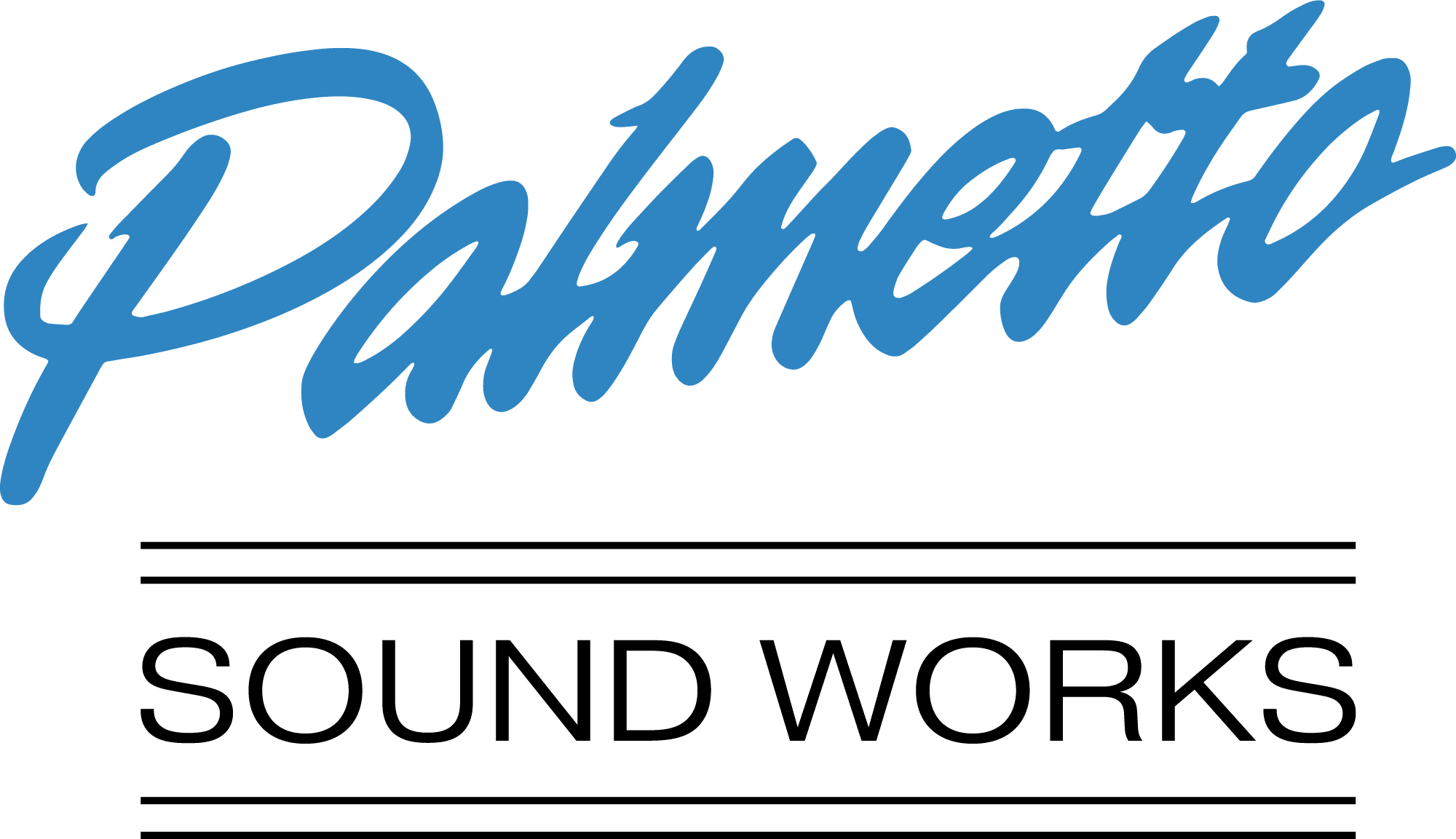 Palmetto Sound Works Logo Blue Black